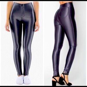 American Apparel Black Disco Pants XL